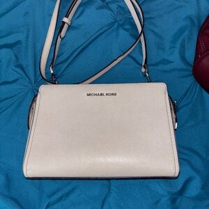 Michael Kors Cream Crossbody Bag